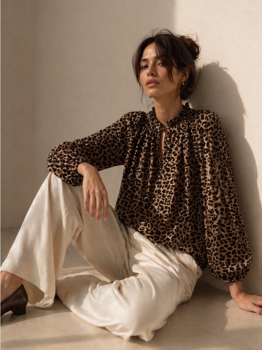ZADIG & VOLTAIRE Leopard Print Blouse